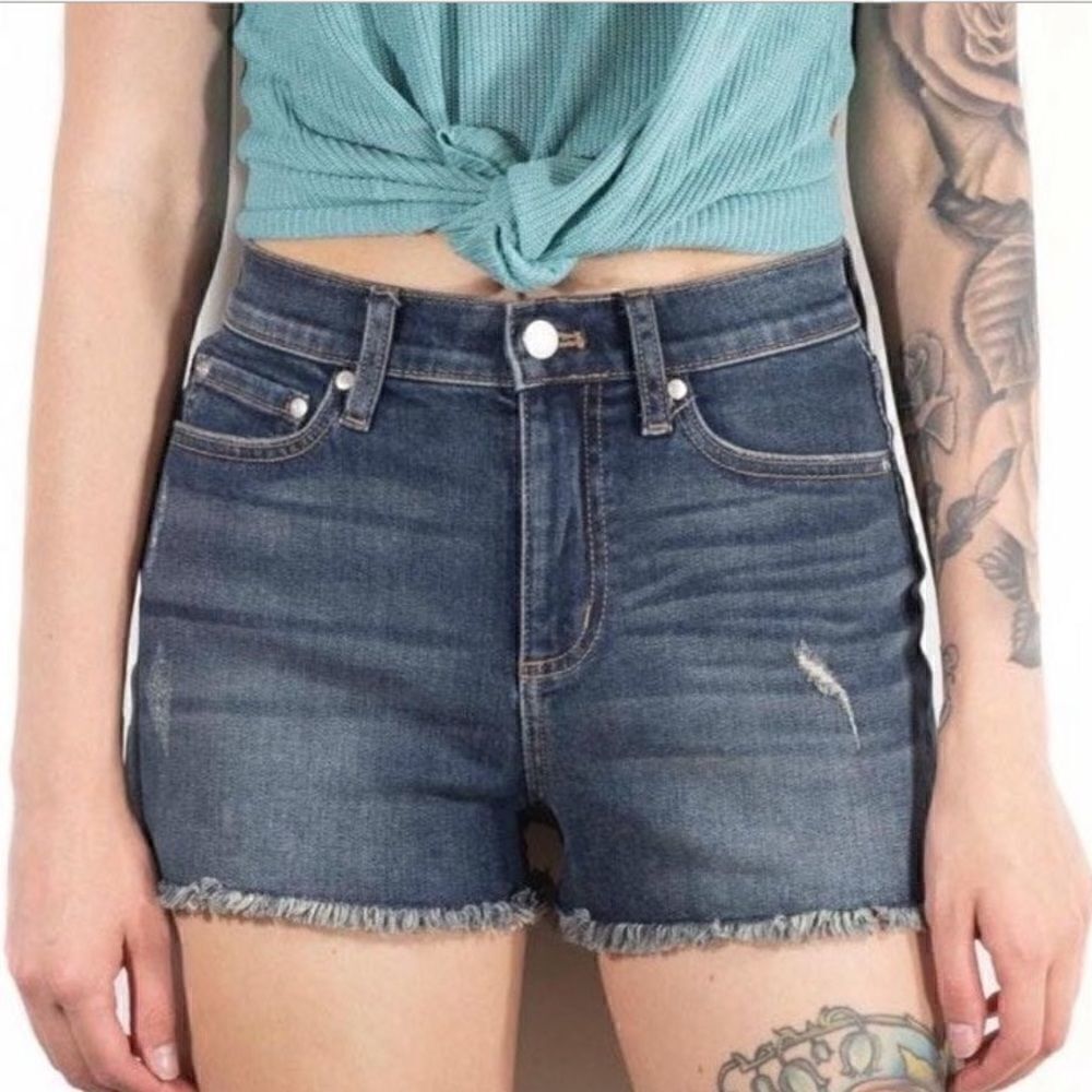 Victoria's Secret PINK High Waisted Cut Off Short